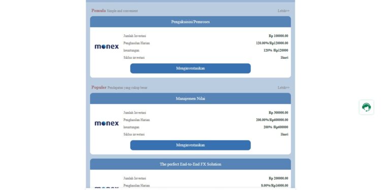 Monex-in Com Apk, Terbukti Membayar?