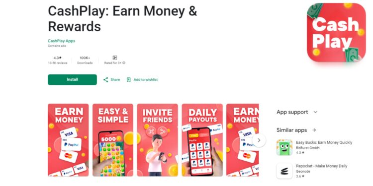 Bisa Hasilkan Uang CashPlay APK, Terbukti Membayar?