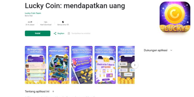 Bisa Hasilkan Uang Lucky Coins APK, Terbukti Membayar?