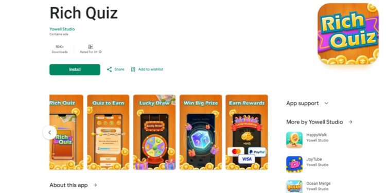 Bisa Hasilkan Uang Rich Quiz APK, Terbukti Membayar?