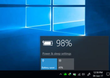 Cara Biar Persentase Baterai di Windows 10 Muncul di Taskbar
